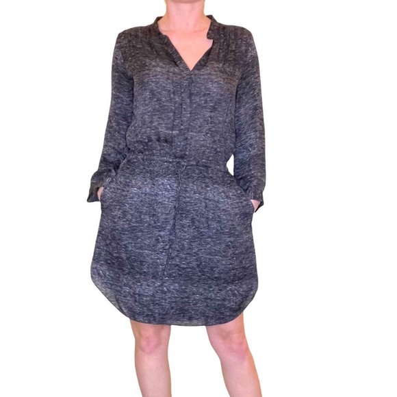 Aritzia Babaton Bennett heathered Grey shirt Dress - Picture 1 of 6